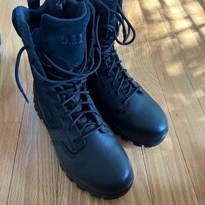 Brand new 5.11 boots, size 9, side zip.